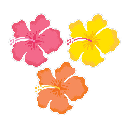 Summer Hibiscus Flower Cutout