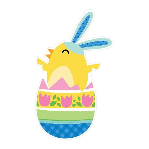 Easter Chick & Egg Cutout