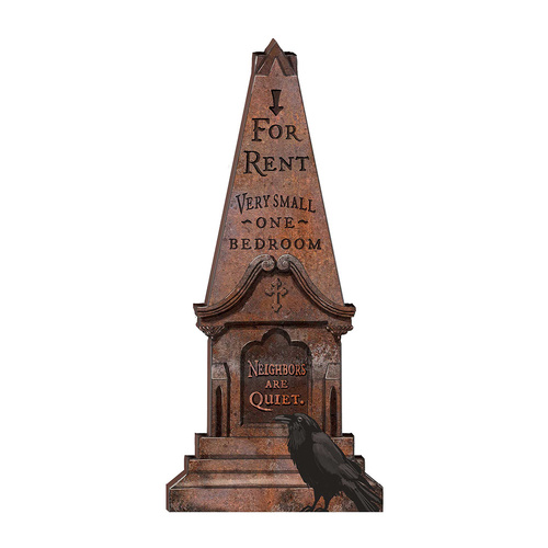 For Rent Large Tombstone Styrofoam Decoration