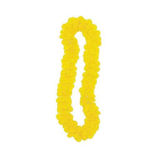 Hawaiian Yellow Flower Lei 