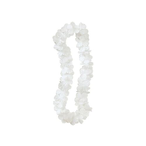 Luau Flower Lei - White