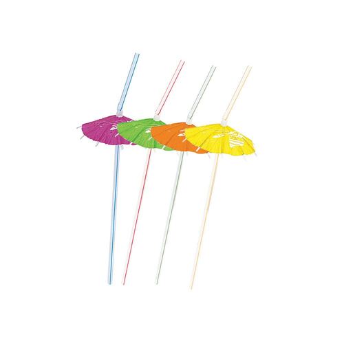 Luau 6 Umbrella straws