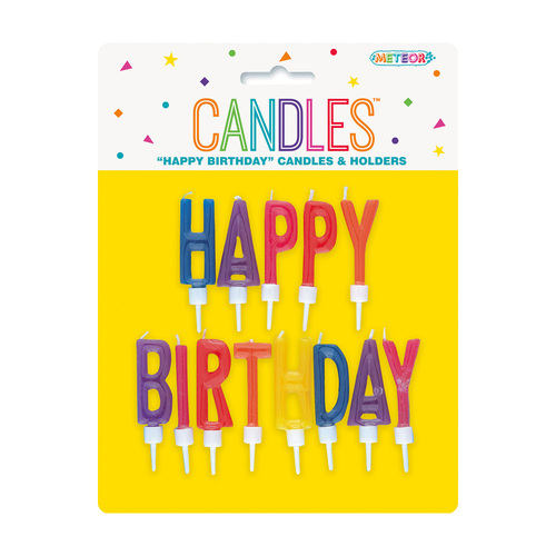 Happy Birthday'Day Letter Candles Set
