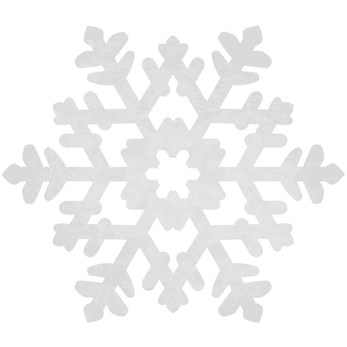 Snowflake Large Foil Cutout