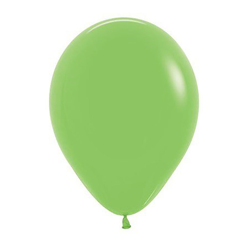 30cm Sempertex Fashion Lime Green Latex Balloons 50 Pack