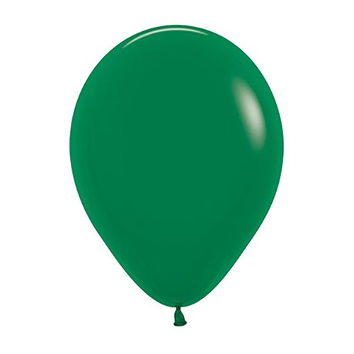 30cm Sempertex Fashion Forest Green Latex Balloons 50 Pack