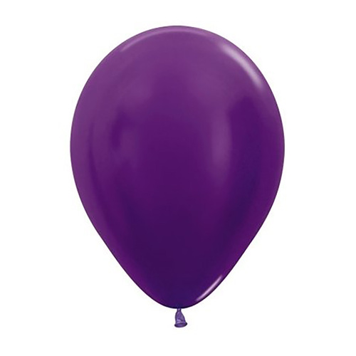 30cm Sempertex Metallic Purple Violet Latex Balloons 50 Pack