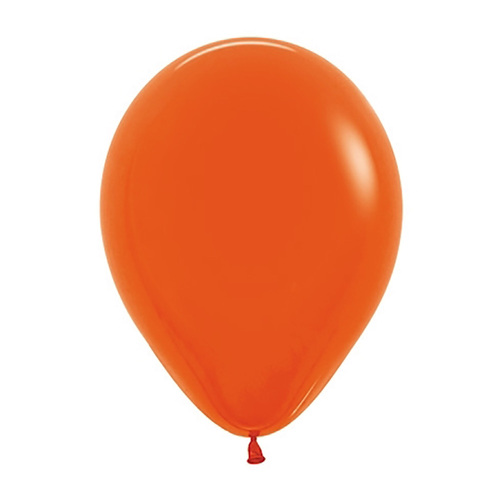 30cm Sempertex Fashion Orange Latex Balloons 100 Pack