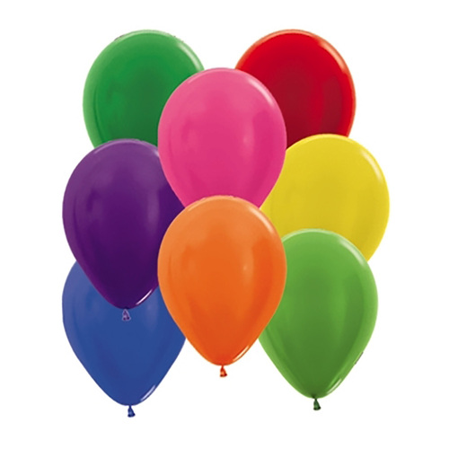 30cm Sempertex Metallic Assorted Latex Balloons 100 Pack