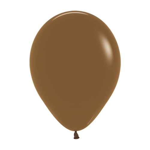30cm Sempertex Fashion Coffee Brown Latex Balloons 100 Pack