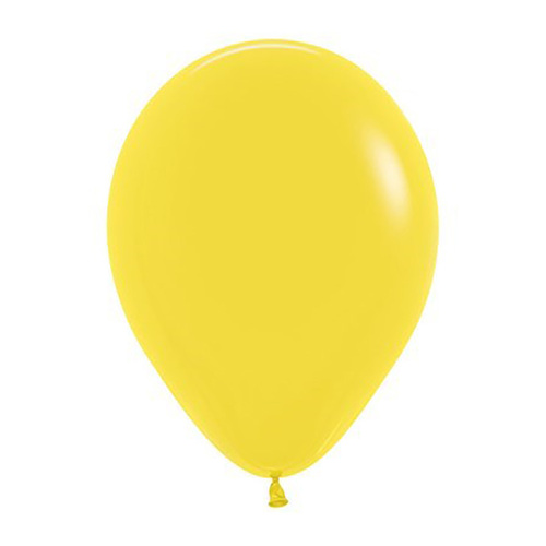 30cm Sempertex Fashion Yellow Latex Balloons 25 Pack
