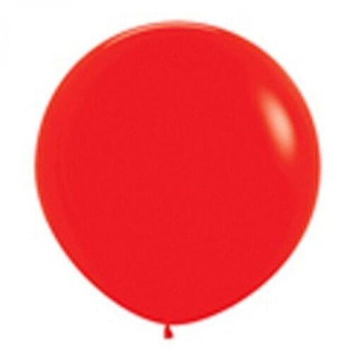 90cm Standard Red Latex Balloons 2 Pack