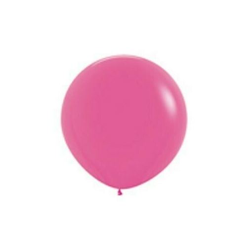 90cm Fashion Fuchsia Pink Latex Balloons 2 Pack