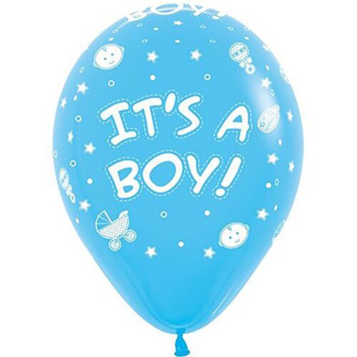 It'S A Boy! Blue  30cm 12 Pack Balloons