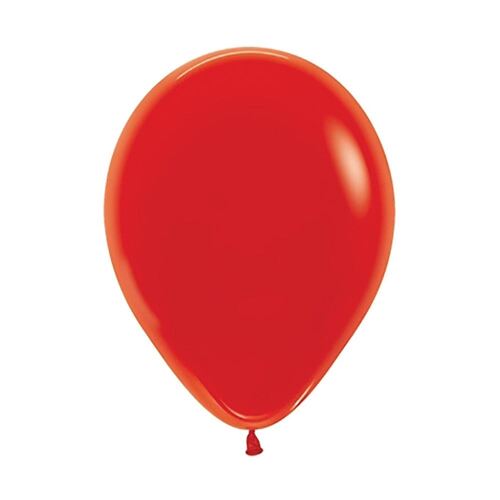 30cm Crystal Red  Latex Balloons 25 Pack