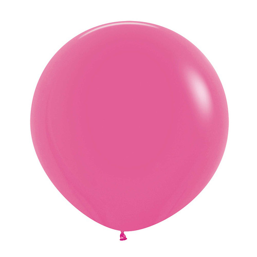 60cm Sempertex Fashion Fuchsia Latex Balloons 3 Pack