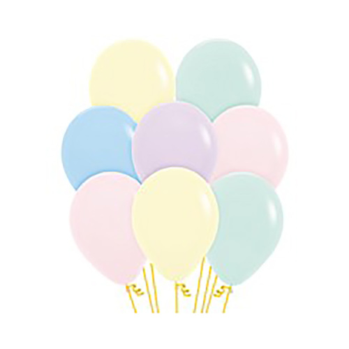 30cm Sempertex Pastel Matte Assorted Latex Balloons 100 Pack