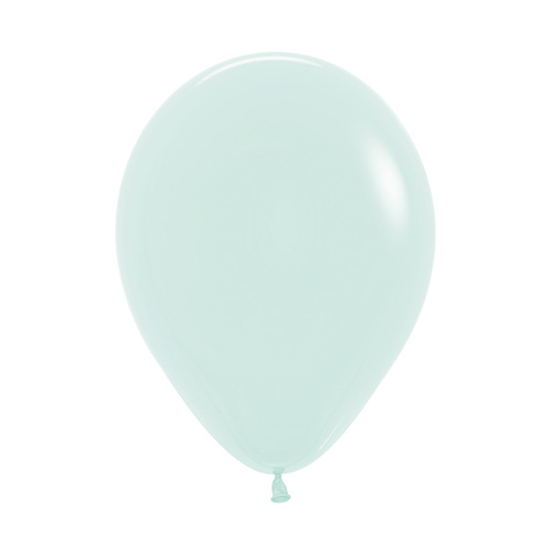 30cm Sempertex Pastel Matte Green Latex Balloons 100 Pack