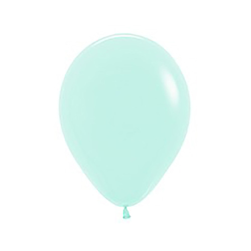 12cm Sempertex Pastel Matte Green Latex Balloons 50 Pack