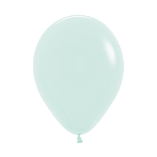 30cm Sempertex Pastel Matte Green Latex Balloons 50 Pack