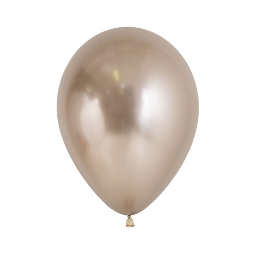 30cm Sempertex Metallic Reflex Champagne Latex Balloons 50 Pack
