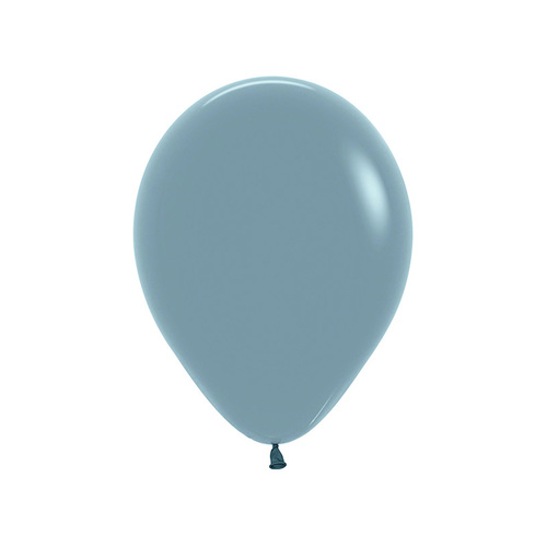 12cm Sempertex Pastel Dusk Blue Latex Balloons 50 Pack