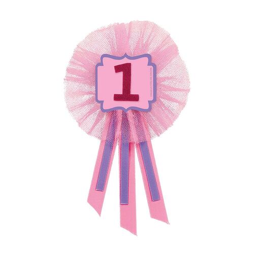 1st Birthday Girl Award Ribbon