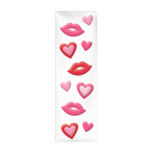 Valentine's Day Gel Window Clings