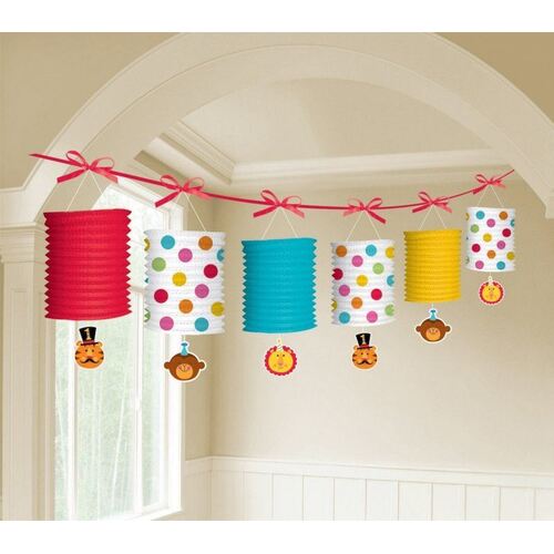 Fisher Price 1st Birthday Circus Lantern Garland