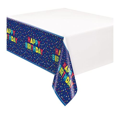 Peppy Birthday Printed Tablecover 137cm X 213cm