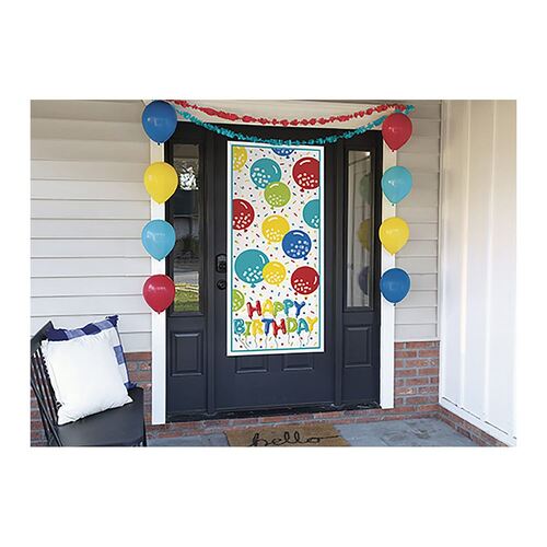 Balloons Happy Birthday Decoration Kit