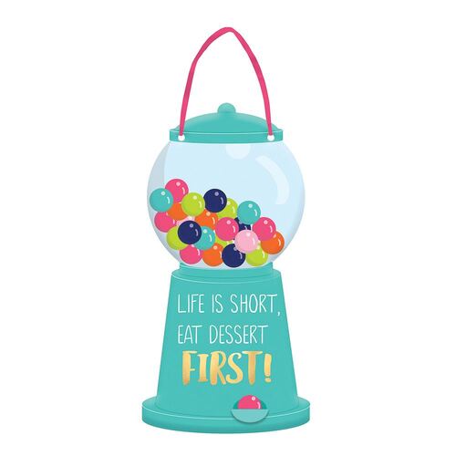 Sweets & Treats Mini Message Dispenser Sign & Ribbon