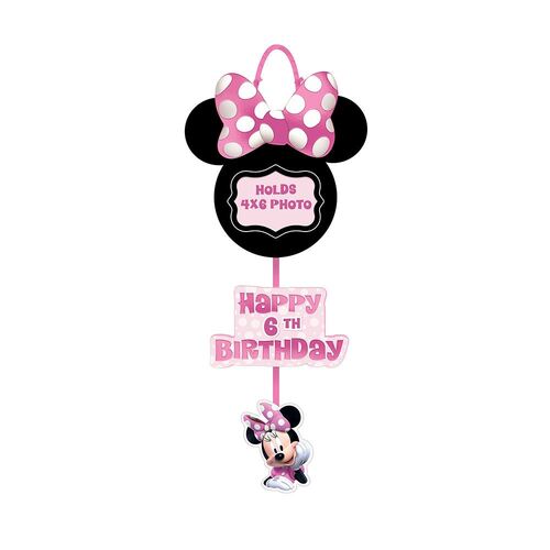 Minnie Mouse Forever Photo Hanging Sign Customisable
