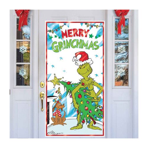 Dr. Seuss The Grinch Door Decoration Merry Grinchmas