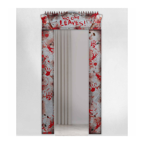 Bloody Doorway Entry Decoration No One Leaves