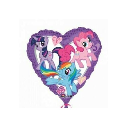 45cm My Little Pony Characters Heart Foil Balloon