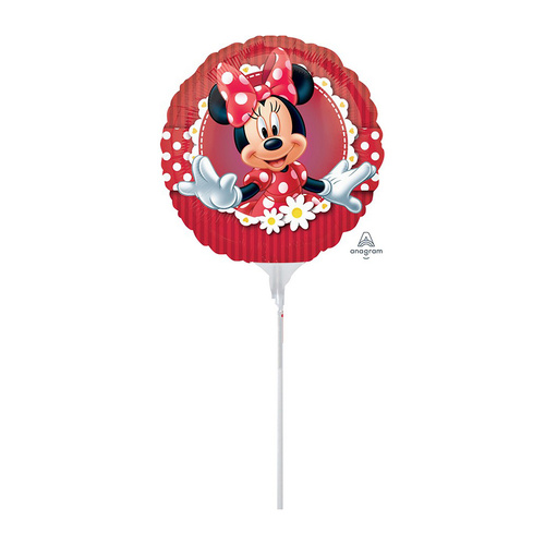 22cm Inflated Mad about Minnie Foil Balloon