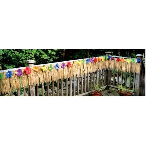 Luau Deck Fringe Decoration - Plastic