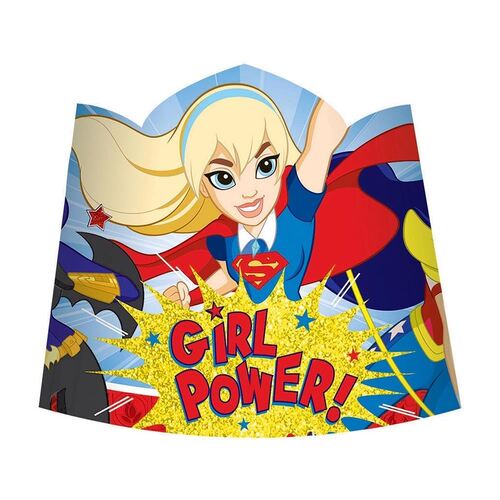 DC Superhero Girls Paper Tiaras 8 Pack