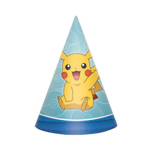 Pokemon Core Cone Paper Hat 8 Pack