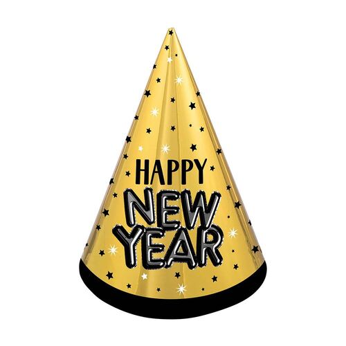 Happy New Year Cone Hat 