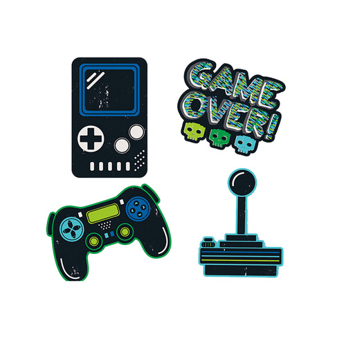 Gamer Wall Decals 4 Pack
