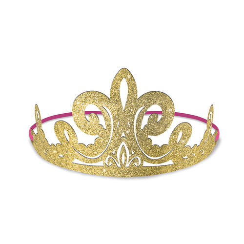 Disney Princess Once Upon A Time Glittered Tiara's 8 Pack