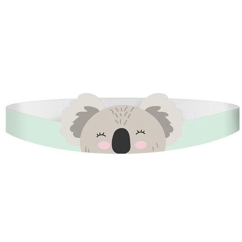 Koala Mini Paper Tiara's 8 Pack