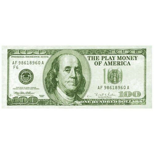 Casino Place Your Bets Large Paper Money 100 Pack