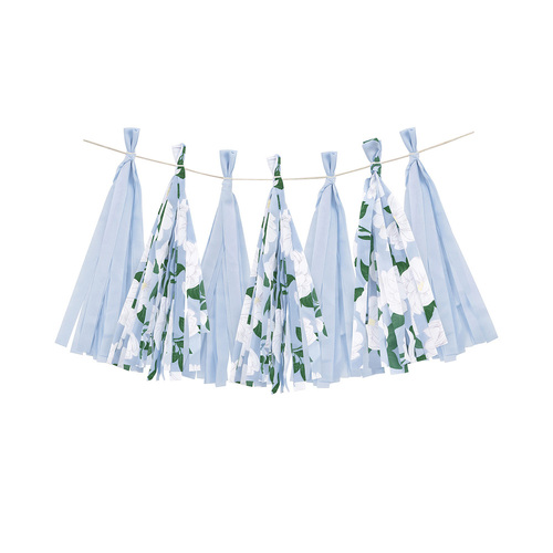 Garden Party Fabric Tassel Garland 2.13m