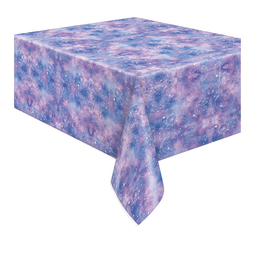Purple Galaxy Printed Tablecover