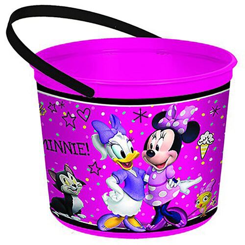 Minnie Mouse Happy Helpers Favor Container 11.5cm High x 15cm Dia Plastic 