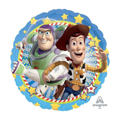 45cm Standard HX Woody & Buzz Foil Balloon