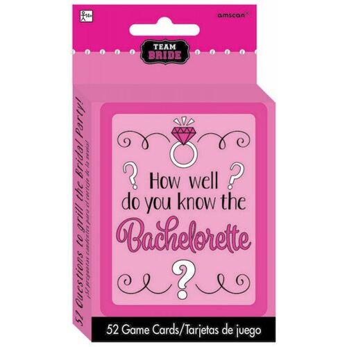 Bachelorette How Well Do U Know Game 52 Pack